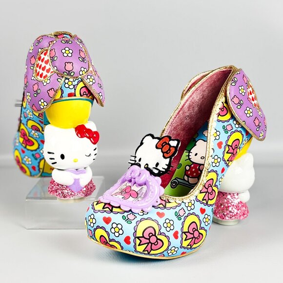 Irregular Choice Sanrio Hello Kitty & Friends Heels Size 39 Rare Collab - Picture 2 of 9